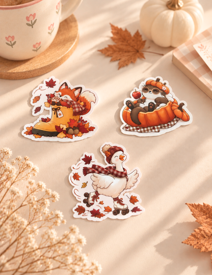 Stickers - Les copains d'automne